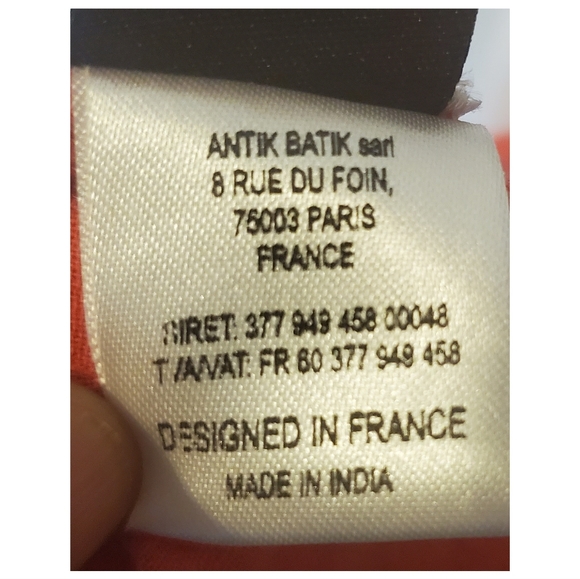 Antik Batik marina gown maxi dress in coral - Picture 10 of 10